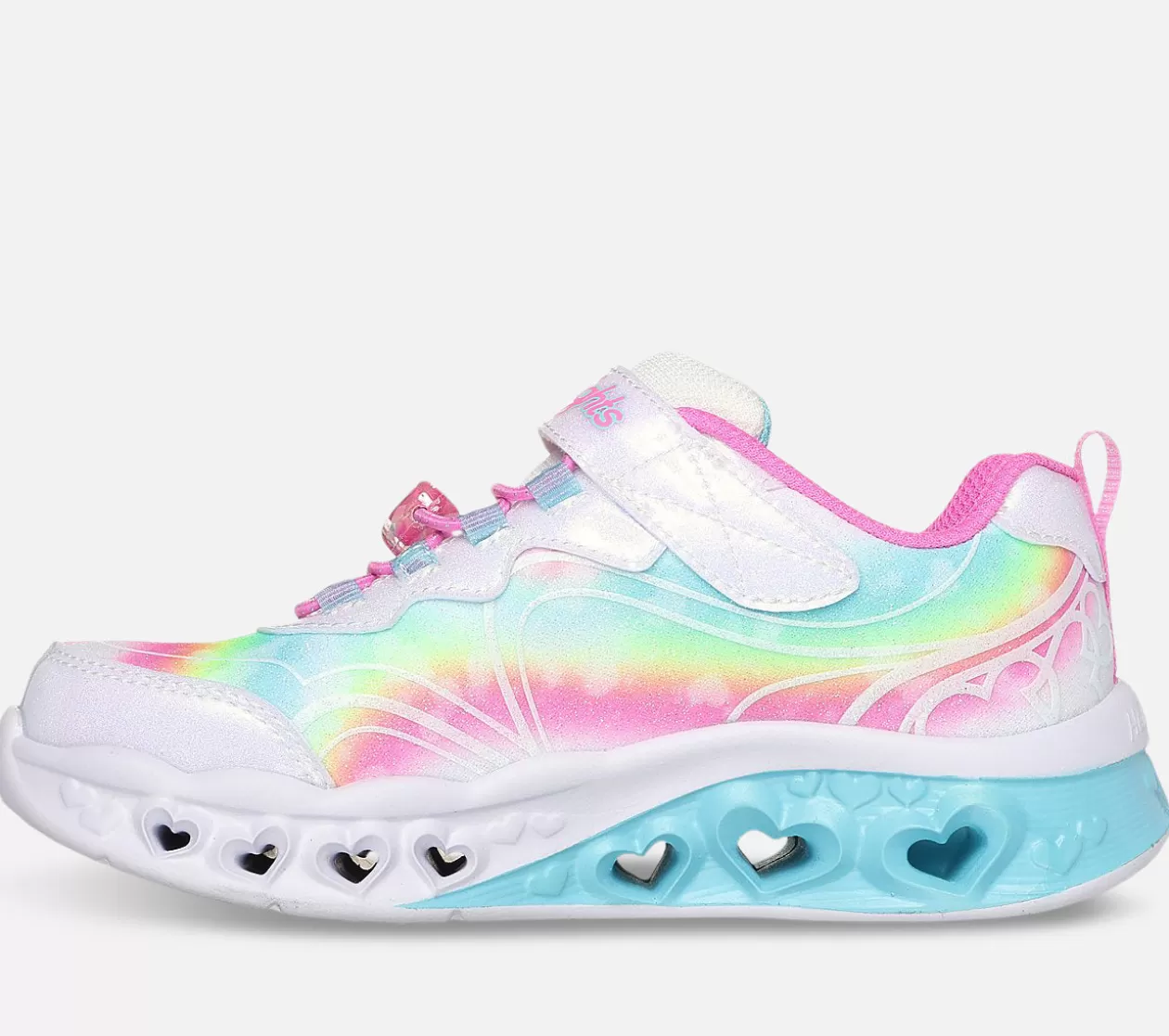 Børn SKECHERS Flutter Heart Lights - Groovy Swirl