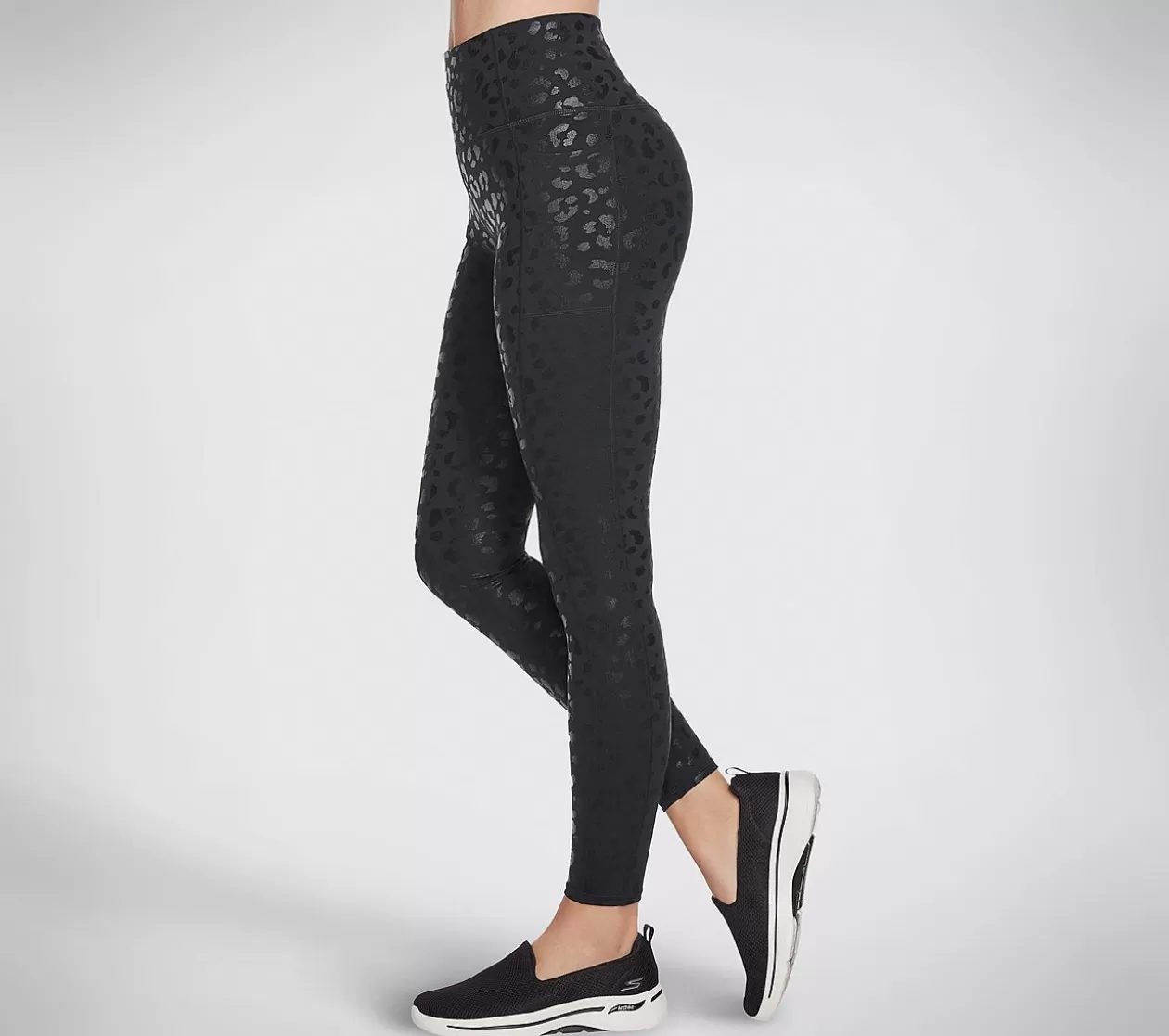 Dame SKECHERS GO WALK Shadow Leopard Leggings