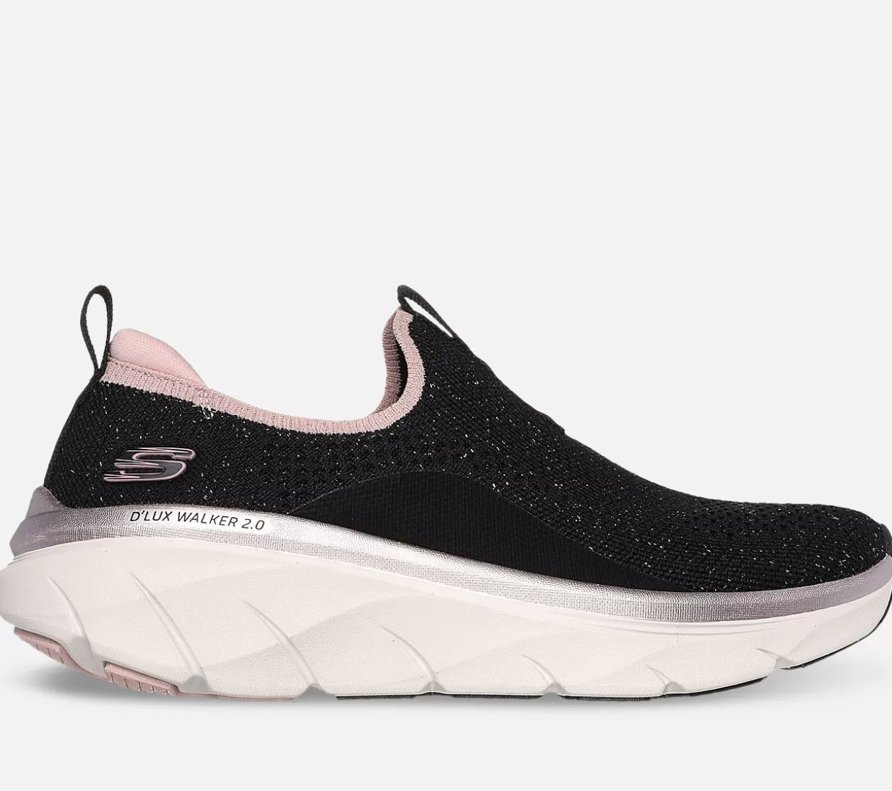 Dame SKECHERS Relaxed Fit: D'Lux Walker 2.0 - Sparkle Forever